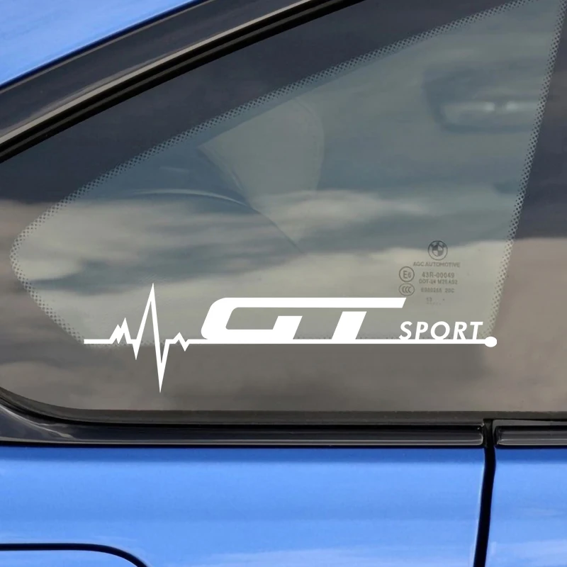 2 шт./компл. стикер автомобиля боковое окно GT спорт DIY Украшение ПВХ наклейка для
