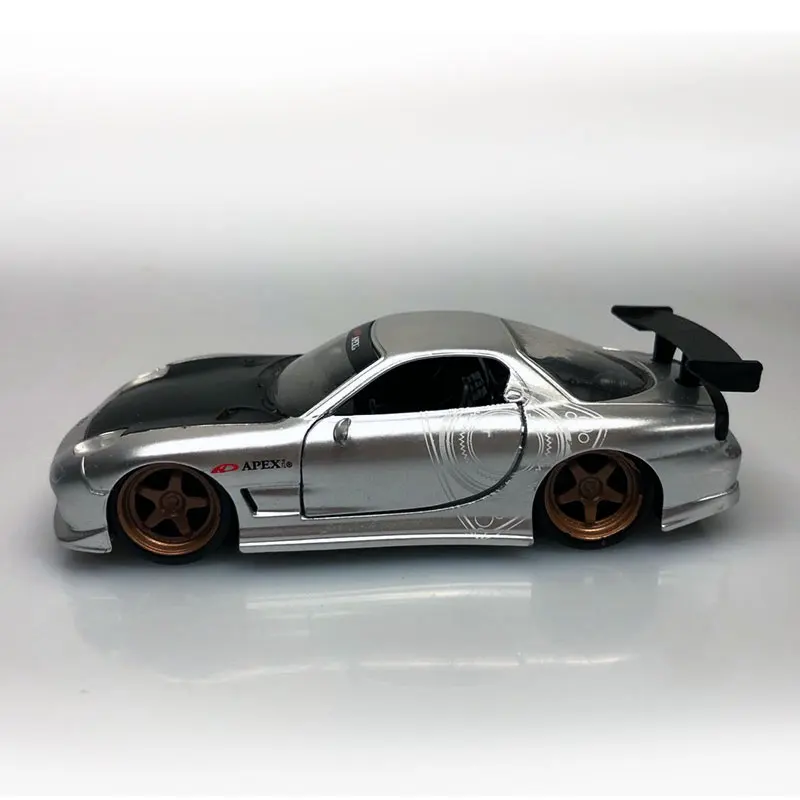 JADA JDM 1/32 масштабная модель автомобиля игрушки Япония 1993 MAZDA RX7 литая металлическая модель автомобиля игрушка для подарка/детей/коллекции