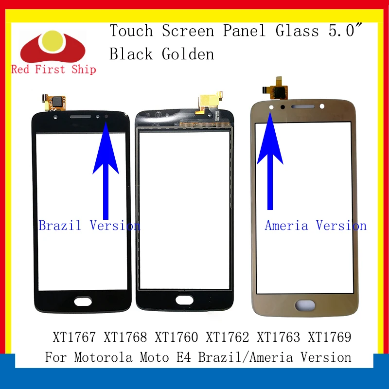 10 шт./лот сенсорный экран для Motorola Moto E4 XT1767 XT1768 XT1760 XT1762 XT1763 Сенсорная панель