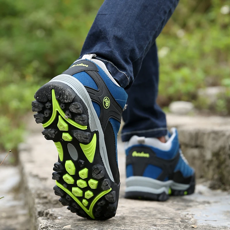 Водонепроницаемые туристические ботинки горный альпинистская обувь Пеший Туризм бутсы походные мужские спортивные кроссовки охота, треккинг