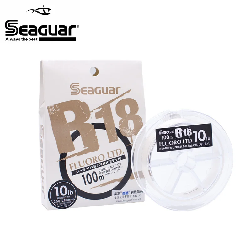 Seaguar R18 Fluoro LTD 100 м/110YDS Премиум фторуглеродная леска Главная высокопрочная