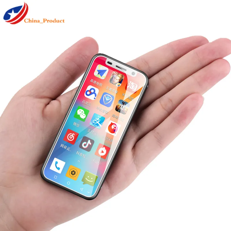 Смартфон Melrose 4G LTE, 3,4 дюймов, супер мини телефон, 1 ГБ, 8 ГБ, Android 8,1, отпечаток пальца, ID, wifi, точка доступа, мобильный телефон