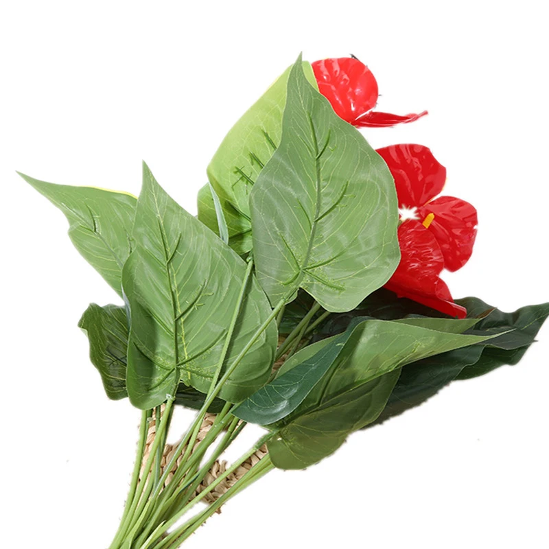 Украшения Anthurium Andraeanum бонсай искусственные букеты традиционный цветок