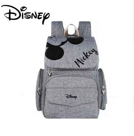 Disney милый Минни Микки красная сумка для подгузников Мумия сумка рюкзак большой водонепроницаемый детский подгузник сумка для беременных полосатый Бант горошек узор - Цвет: 4