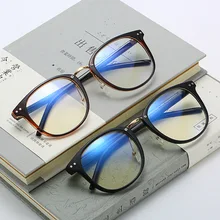 Blu ray оправа для компьютерных очков круглый женский экран радиационные очки мужские дизайнерские игры Голубые легкие очки черные коричневые очки