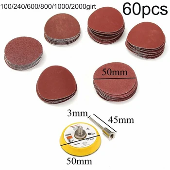 

Power Tool Sanding Discs Parts 2 Inch Kit Round Hook and Loop Sandpaper