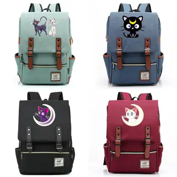 

2020 Cute Sailor Costume Pretty Girl Buckle Children School bag Teenagers Student Schoolbags Women Bagpack Men Backpack