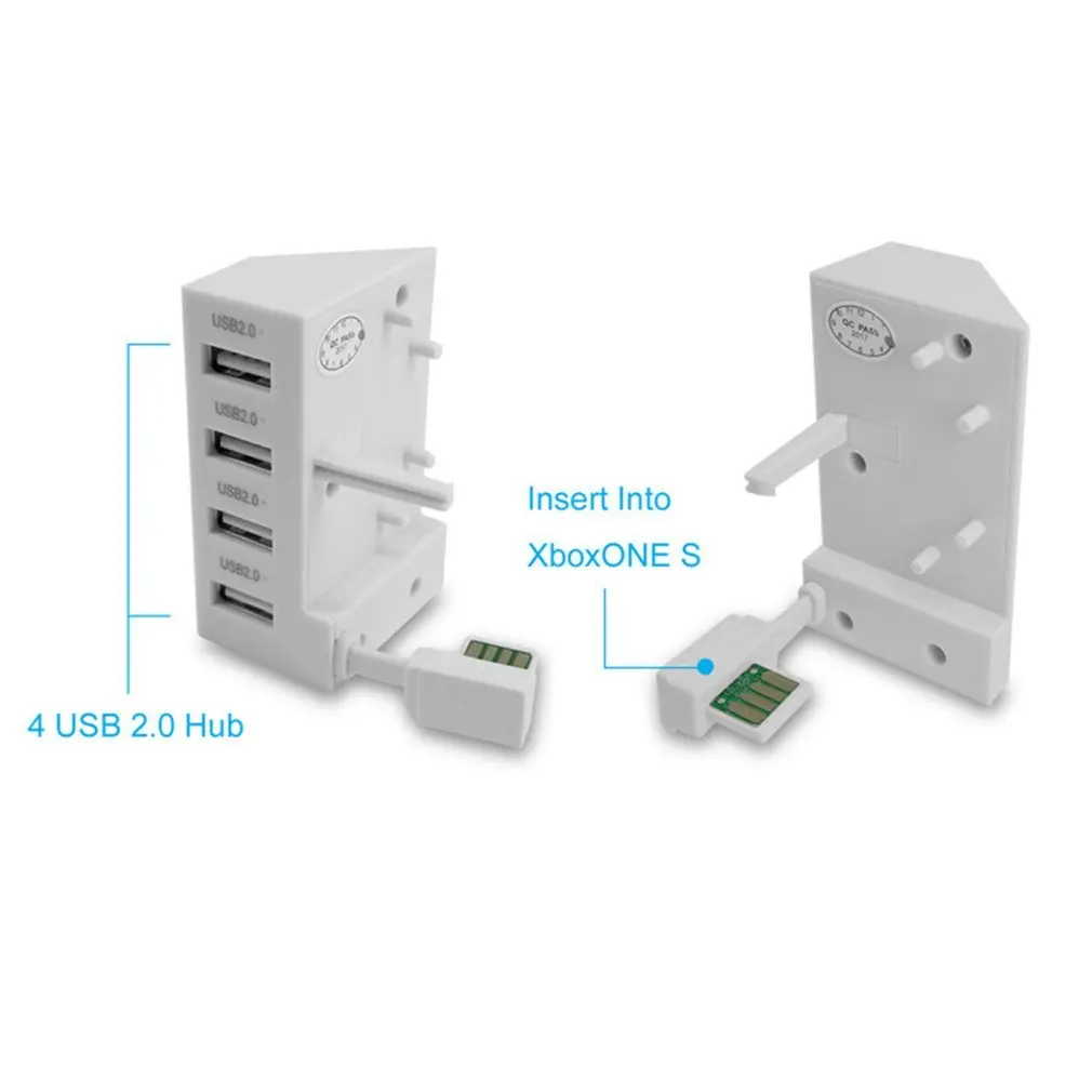 4 порта USB 2 0 концентратор для Xbox One тонкий консоль разделитель расширения адаптер
