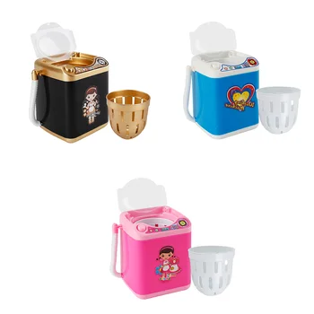 

Mini Multifunction Kids Washing Machine Toy Beauty Sponge Brushes Washer Pretend Play Toys