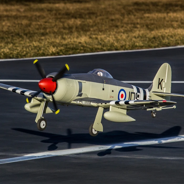 Flightline Freewing радиоуправляемый самолет warbird Hawk Sea Fury PNP ESC или Набор выдвижной