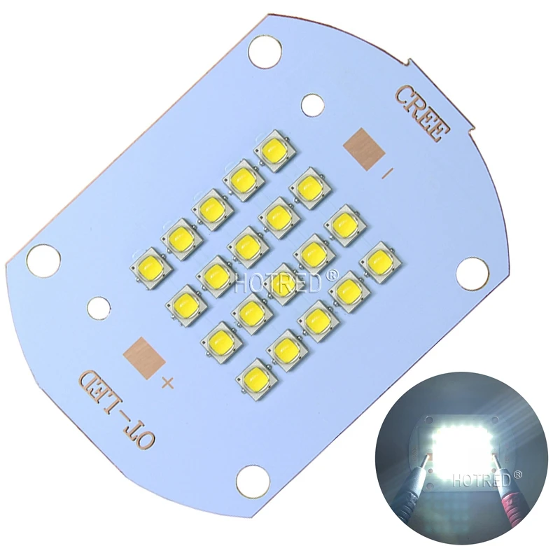 Cree XLamp XP G2 XPG2 50 Вт 100 Led белый/теплый белый Высокая мощность Светодиодная лампа