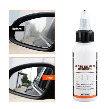 

50ML Automotive Glass Oil Film Remover Glass Coating Agent Rainproof Agent Glass Rain Mark Oil Film Remover