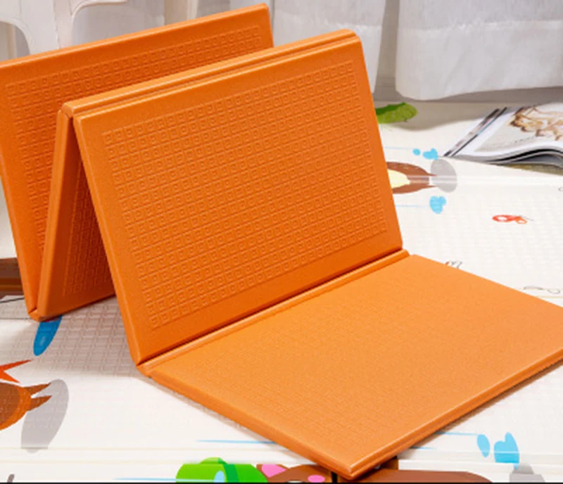Orange Открытый водонепроницаемый складной подстилка для кемпинга XPE коврик для пикника пляжный коврик рулон с газоном пена ползающий ребенок коврик 120X90 см 5 цветов - Цвет: Orange
