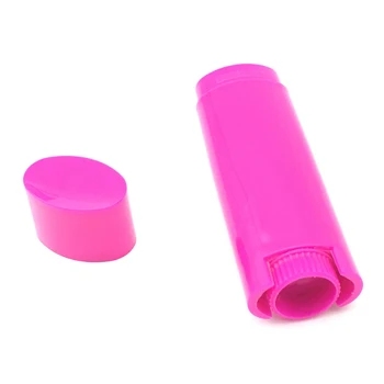 

600Pcs Oval Flat Lipstick Containers Lip Balm Tubes 0.15oz Tubes Empty 4.5g Multi Colour Bottle DIY Cosmetic Tube