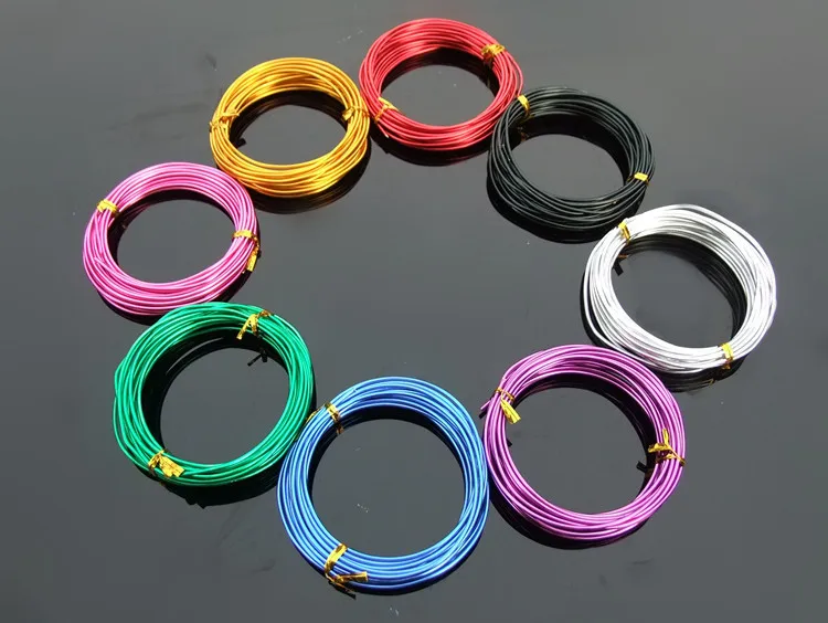 

1 Mm Color Aluminum DIY Soft Aluminum Wire Model for Making Material Wire Metal Connection Cable Accessories