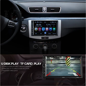 

Video Player Multimedia Player DC12V 7018Plus Utoradio Car Stereo RDS/FM/AM Mirror Link Bluetooth Car MP5