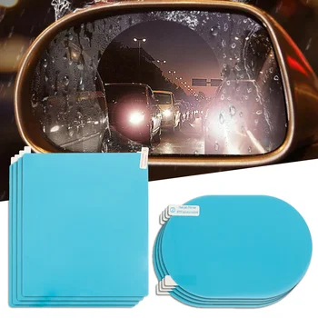 

8pcs/set Car Anti Fog Rearview Mirror Protective Films Sticker Decals for Car Rainproof Stickers Auto Clear Accessories