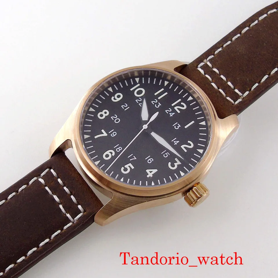 Tandrio 自動巻き腕時計 NH35 Tandorio NH35A Automatic 39mm Pilot 200m Waterproof Sapphire