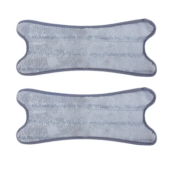 

1 Set 2 Pcs Fiber Flat Mop Head Floor Cleaning Cloth X Type Replace Cloth Mop Cloth Household Cleaning Mop Accessories