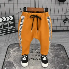 Новинка года; сезон осень; стильные брюки в полоску в Корейском стиле; D1145