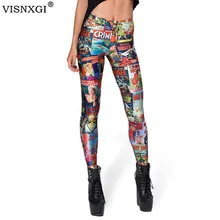 Горячая Распродажа; забавные леггинсы с квадратными рисунками; женские леггинсы; пикантные леггинсы; Современные капри; женские брюки с особенным принтом; Mujer; K137