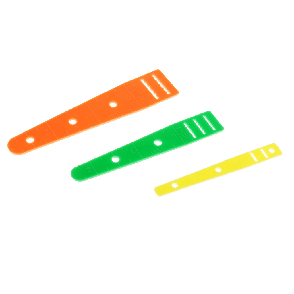 3pcs 6/11/16mm Colorful Plastic Elastic Threaders DIY Wear Elastic Band Tool 