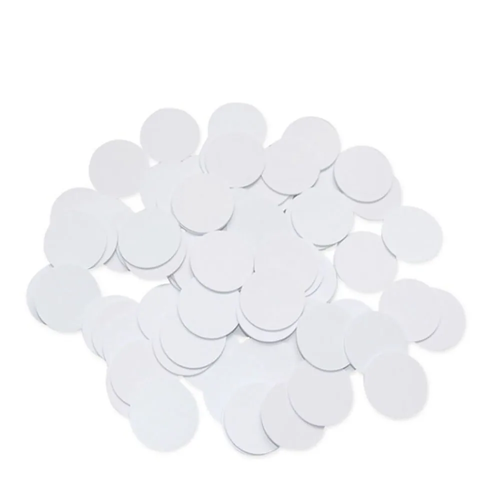100/50pcs NFC Ntag215 moneta TAG klucz 13.56MHz NTAG 215 uniwersalna etykieta RFID Ultralight tagi etykiety 25 mm średnica 5 100/50pcs NFC Ntag215 moneta TAG klucz 13.56MHz NTAG 215 uniwersalna etykieta RFID Ultralight tagi etykiety 25 mm średnica 5