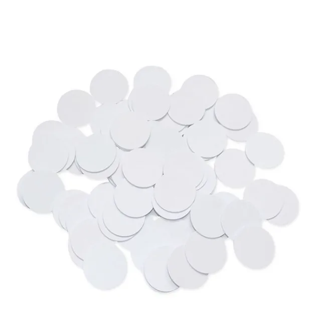 100/50pcs NFC Ntag215 moneta TAG klucz 13.56MHz NTAG 215 uniwersalna etykieta RFID Ultralight tagi etykiety 25 mm średnica 5