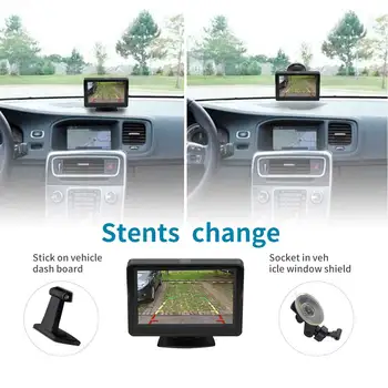 

Car Rear View Camera 4.3 inch LCD Monitor Waterproof Night Vision Rearview Backup Camera Reversing Parking System Kit