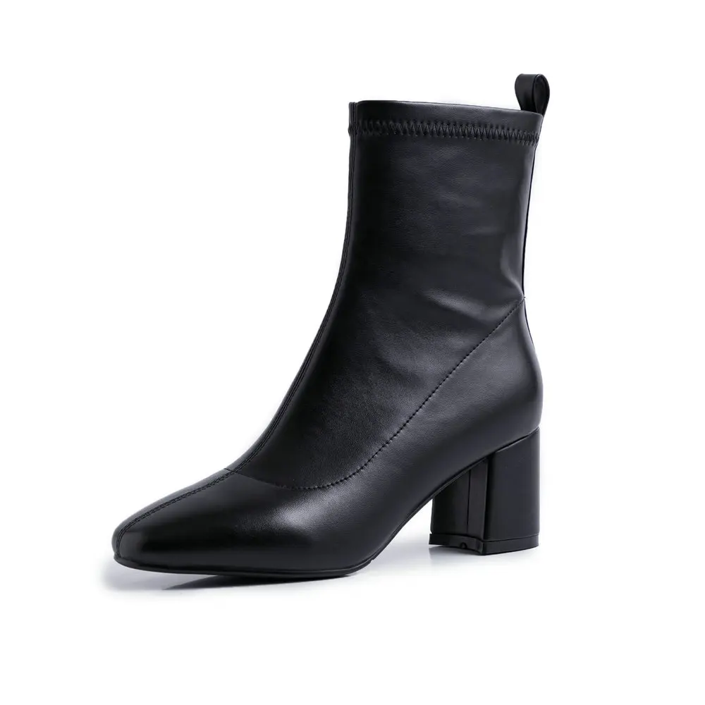 new women's fashion autumn and winter women's boots ankle boots comfortable warm women's thick with women shoes boots size34-43