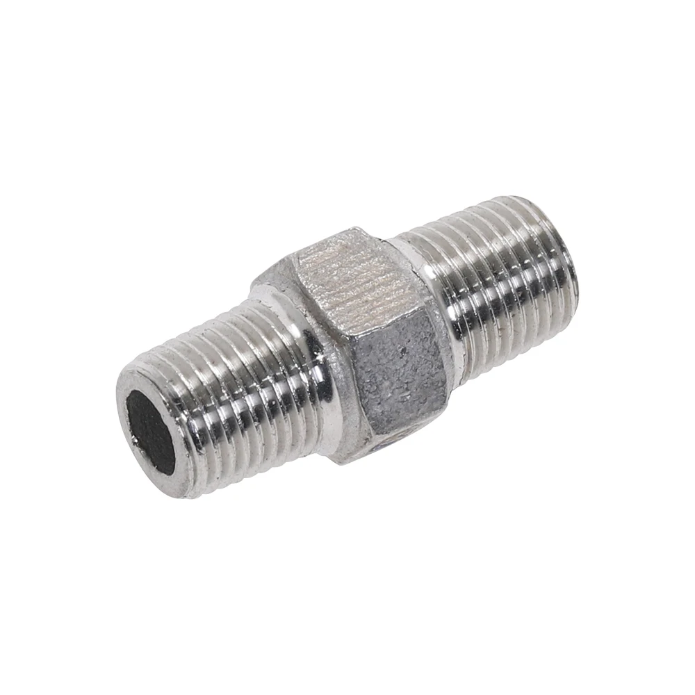 1 шт. шестигранная труба с наружной резьбой 1/8 дюйма|straight connector|pipe fittingsmale thread |
