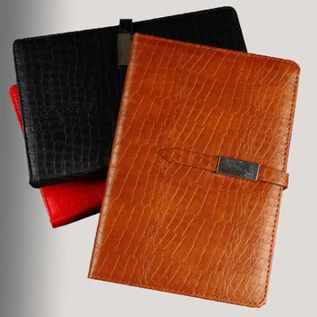 

Vintage Business Crocodile Notebook PU Leather Classic Planner Student Diary Sketchbook School Office Supplies 2021 Agenda