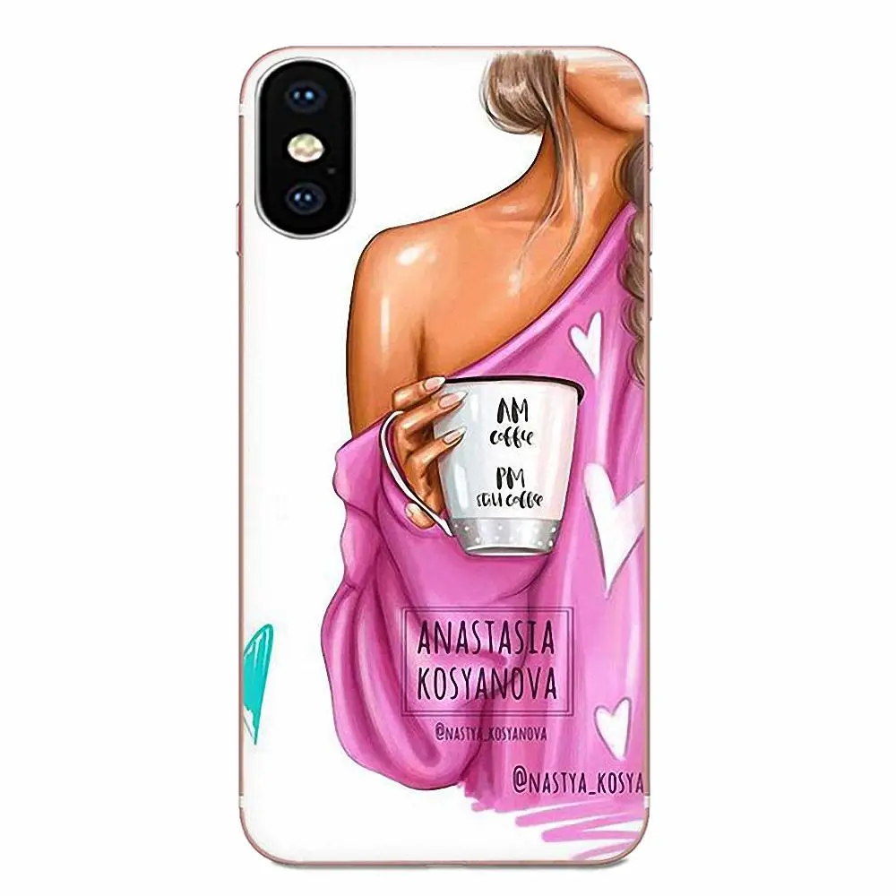 Красивая Гриль и но во-первых Кофе для Huawei Honor 4C 5A 5C 5X6 6A 6X7 7A 7C 7X8 8C 8S 9 10 10i 20 20i Lite рro