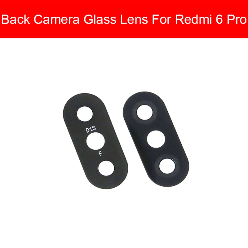 For Redmi 6 Pro Объектив задней камеры крышка для Xiaomi Redmi 1 1S 2 S2 Y2 2A 3 3S 3X4 4X 4A 5 6 6A 7 7A Pro Plus Камера объектив Стекло Замена - Цвет: For Redmi 6 Pro