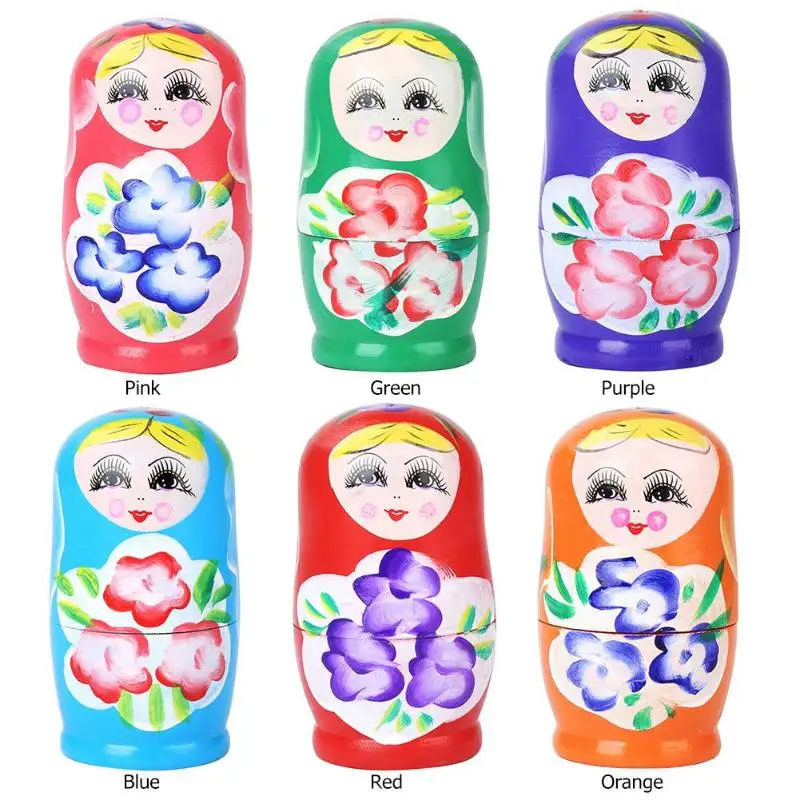 Куклы для девочек в русском Matryoshka, игрушки для родителей и детей, развивающие интерес, матрешки, ремесла для детей, подарок на день рождения