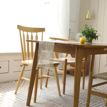 

European-style retro table flag palace lace handmade hook flower hollow polyester cotton tassel lace placemat dining table sideb