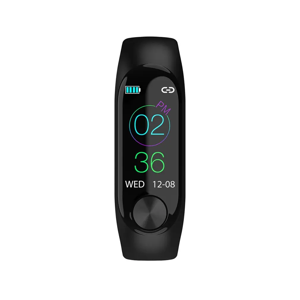 Умный Браслет фитнес-трекер красочный экран OLED smartBracelet частота сердечных сокращений сообщения кровяное давление водонепроницаемый smartband