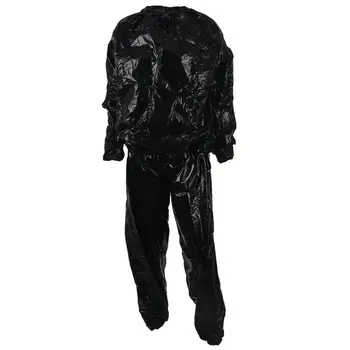 

Heavy Duty Fitness Weight Loss Sweat Sauna Suit Exercise Gym Anti-Rip Black 4XL