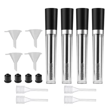 

4pcs 7.5ml Empty Mascara Tube & 4pcs Funnels for Castor Oil & 2pcs Small Dropper