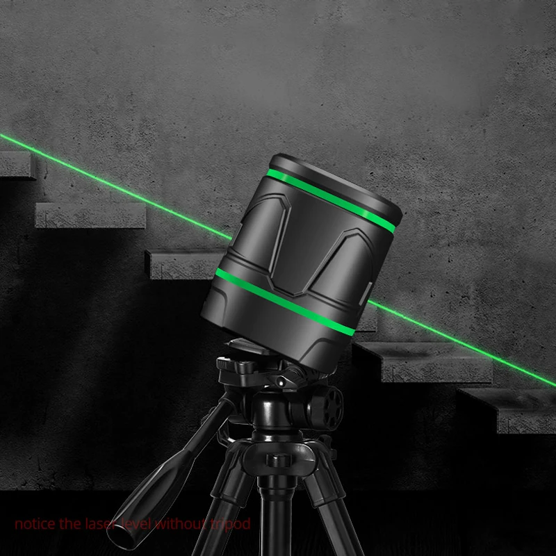 Sndway Rechargeable Green Laser Level 2 Lines Lazer Level Instrument Cross Line Laser Self-leveling Laser-level Nivel Line Laser