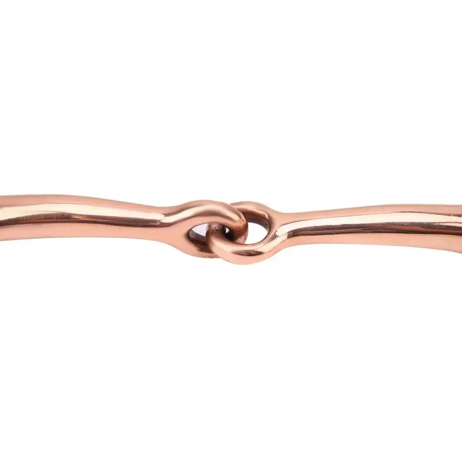 Конский жеватель тренировочная бит из нержавеющей стали медный соединенный