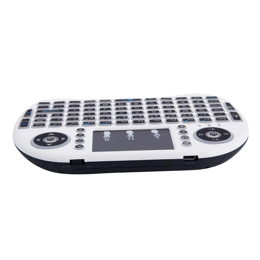 Newly MINI i8 2.4GHz 3-color Backlight Wireless Keyboard with Touchpad White 999 | Компьютеры и офис
