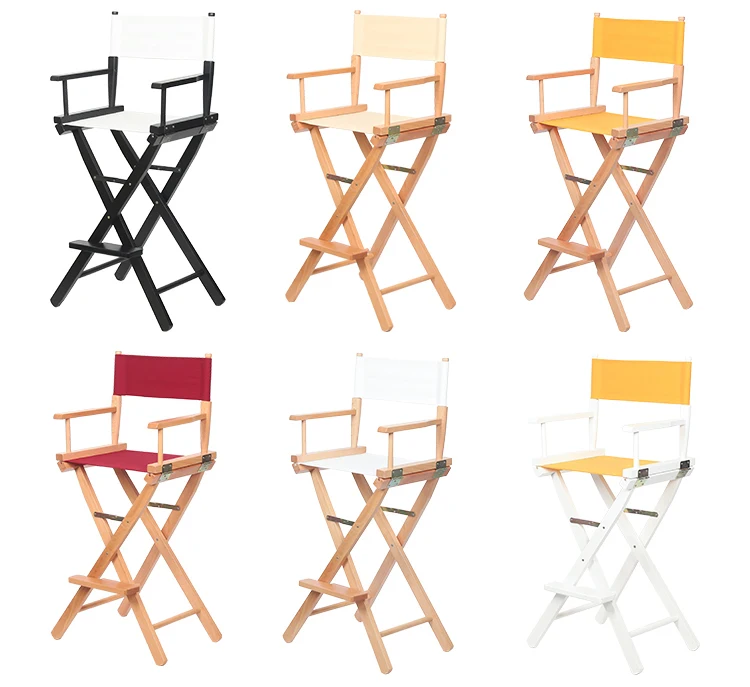 16%,Artist Director Chair Foldable Outdoor Furniture Lightweight Photography Accessorice Portable Folding Director Makeup Chair