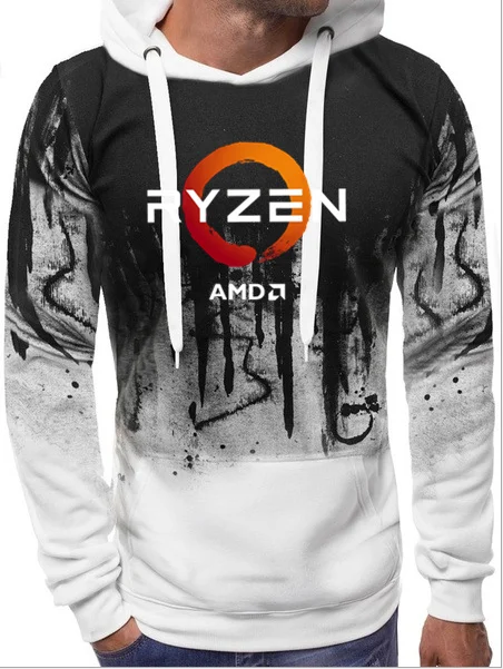 Процессор AMD RYZEN толстовки geek программатор для компьютера ZEN периферийные