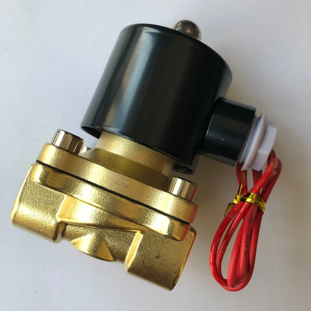 1/2'' 2 Way Valve Oil Gas Valves DC12V DC24V AC110V or AC220V brass water solenoid valve | Обустройство дома