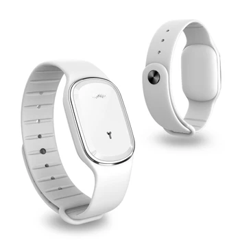 

Droppshiping Pure Color Fashion Hot Sales Mosquito Repellent Bracelet Rechargeable Ultrasonic Biological Safe Non Toxic J55