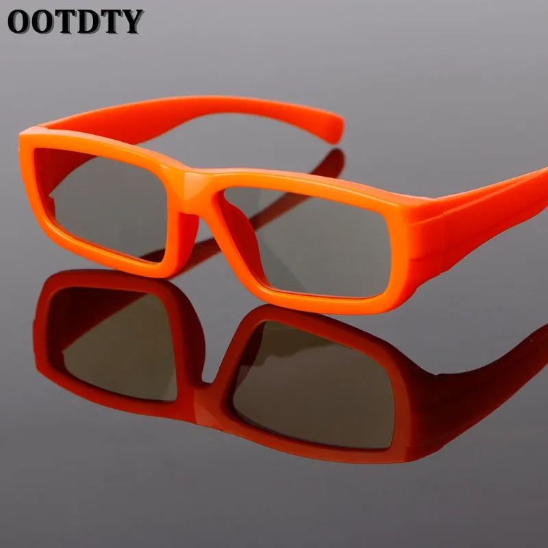 OOTDTY 3D очки детские размер круговой поляризационные Пассивные 3D очки для реального D 3D ТВ кинематографический дропшиппинг