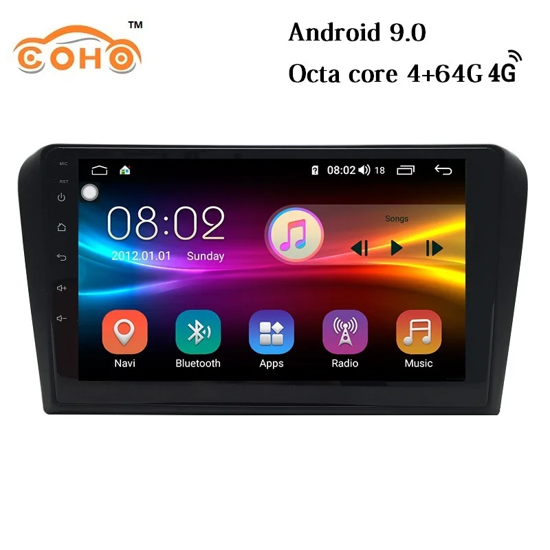 #*Cheap Android 9.0 Octa Core 4+64G Gps Bluetooth Multimedia Car Radio Android For 2008 2013 Mazda 3