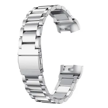 

Stainless Steel Three Metal Replacement Straps Band Stainless Steel Metal Strap Wristband Smart Watchband