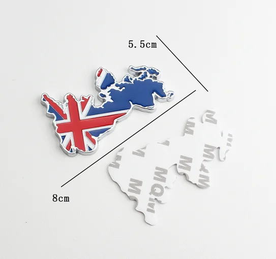 

3D Metal England UK Flag Auto Emblem Badges Decals Sticker Car Accessories